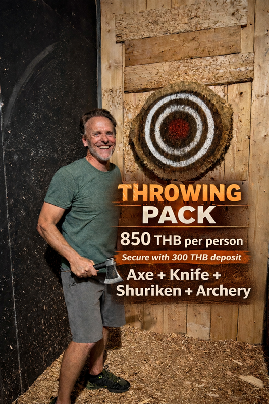 Throwing Pack (850 THB per person)